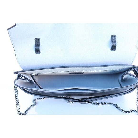 Senreve Women's Large Soft Black Cavalla Satchel Piccola Leather Clutch $1100 - Picture 10 of 13